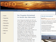 Tablet Screenshot of flugplatz-michelstadt.de
